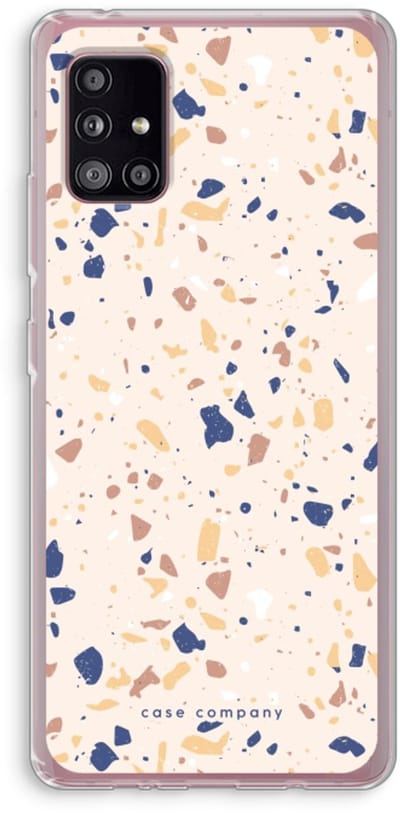 Case Company® - Hoesje geschikt voor Samsung Galaxy A51 5G hoesje - Terrazzo N°23 - Soft Cover Telefoonhoesje - Bescherming aan alle Kanten en Schermrand