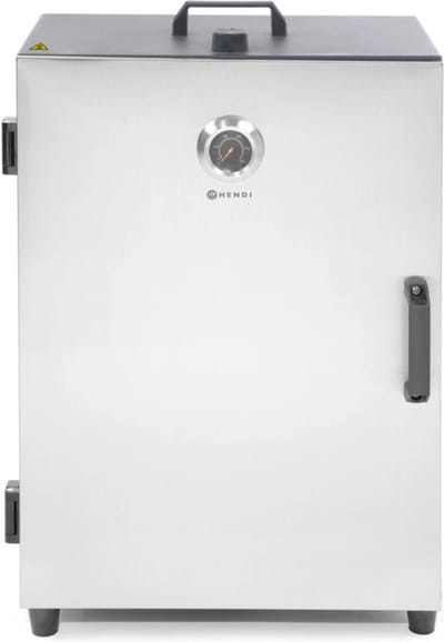 HENDI Elektrische rookoven – roestvast staal – instelbare temperatuur – 3 roosters – 540x380x725 mm