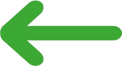 Vloerstickers pijlen lichtgroen - Vloermarkeringspijlen