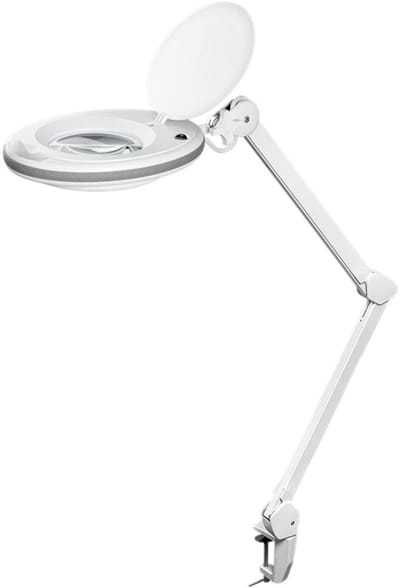 Goobay premium LED loeplamp | 650 lm | 8W | bureauklem | wit
