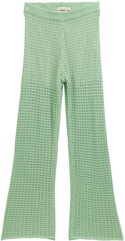 Tom Tailor Gebreide broek met wijde pijpen