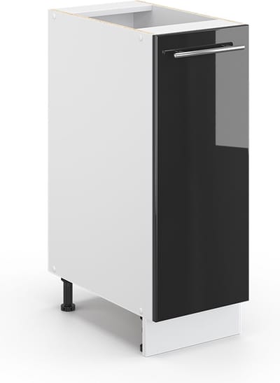 Vicco Fame-Line Halfhoge kast – 30 x 82 cm zonder werkblad Antraciet Hoogglans