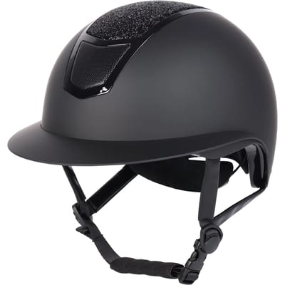 Harry's Horse - Veiligheidscap - Mont Blanc - Sparkle - Zwart / Zwart - 53-55