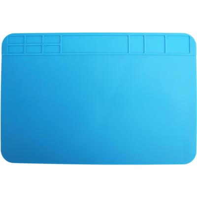 Reparatiemat Siliconen Hittebestendige Computer Telefoon Soldeerstation Onderdelen Gereedschap Pad blue