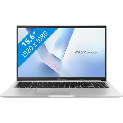ASUS Vivobook 15 M1502NAQCB-BQ050W AMD Ryzen™ 7 170 Laptop 39,6 cm (15.6") Full HD 16 GB DDR5-SDRAM 512 GB SSD Wi-Fi 6 (802.11ax) Windows 11 Home Nederlands Zilver