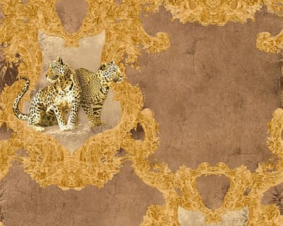 PANTER BEHANG - Beige Bruin - AS Creation Hermitage 10