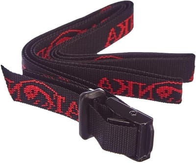 Spanband - Pakriem Bevestigingsband - Bagage Vastzetten - Metalen Sluiting - 150 x 18 cm - Zwart