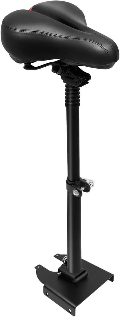 Step Zadel - Scooter Zitting Fietszadel - Comfortabel Rijden - Dubbele Schokabsorptie - 29x21x7.5 cm - Zwart