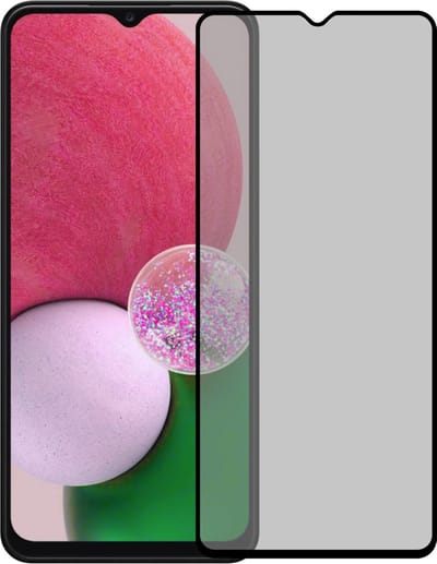Screenprotector Geschikt voor Samsung Galaxy A13 5G - Privacy Filter - Beschermglas - Gehard Glas - Tempered Glass - Screen Protector