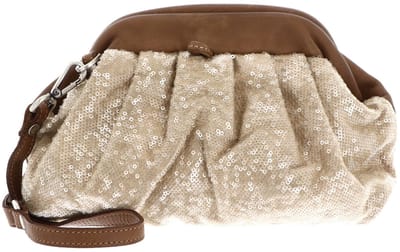CATERINA LUCCHI Koppeling Schoudertas Los Angeles Violante Pochette Cognac Lichtbruin