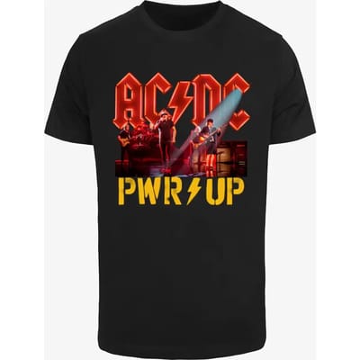 Merchcode AC/DC - PWRUP Stage Lights Heren T-shirt - S - Zwart