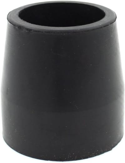 Rubberen Dopjes - Frame Voetjes - Loop Hulp - Versterkte Ring - 27mm - Zwart