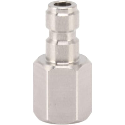 1/8 Inch Bspp Binnendraad Fitting 304 Roestvrij Staal Rechte Koppeling Adapter voor CO2 white