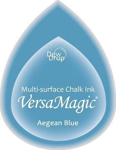 Tsukineko VersaMagic dew drop pad - Aegean Blauw