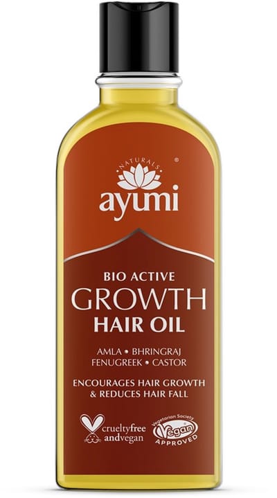 Ayumi - Growth Hair Oil - Stimuleerd de haar groei - Voorkomt haaruitval - 150ml