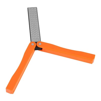 Dailygoods- Slijpsteen Dubbelzijdig 400/600 Grit - Slijpsteen voor Messen - Slijpsteen Snoeischaar - Opvouwbaar - Diamant - Lichtgewicht 58 g - Slijpmiddel