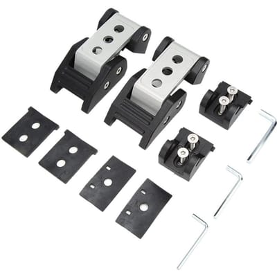 Attache de capot Loquet Boucle Convient pour Jeep Wrangler JK & Unlimited 2 Portes 4 Portes 2007 2017(argent ) argenté