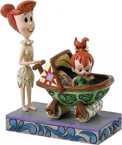 Jim Shore Wilma Flintstone and Pebbles "Bedrock Buggy" nr. 4058334