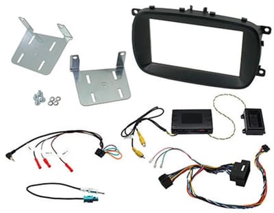 Connects2 - 2-DIN complete installatiekit Fiat 500X 2015-2021