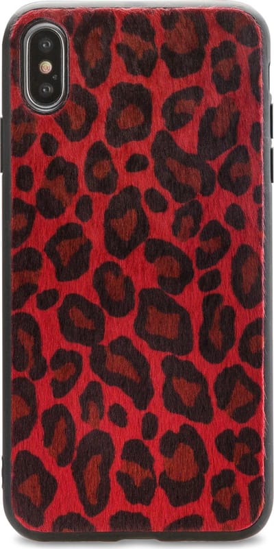 Mobilize Hoesje geschikt voor Apple iPhone X Telefoonhoesje Flexibel TPU | Mobilize Gelly Backcover | iPhone X Case | Back Cover - Leopard | Bruin