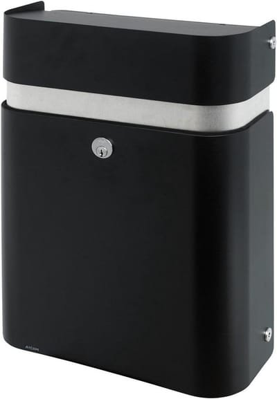 Brievenbus - Postkast - Post Ontvangen - Architectonisch Design - 49x35x15.5 cm - Diepzwart