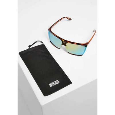 Urban Classics - 112 Sunglasses UC brown leo/multicolor one size Zonnebril - Bruin/Multicolours