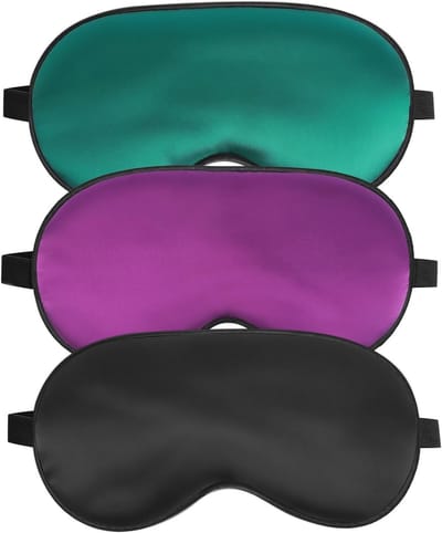 Zijden slaapmasker voor een diepe nachtrust - Verstelbare oogbedekking voor mannen en vrouwen