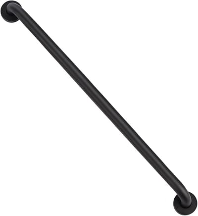 Wandbeugel - Veiligheidssteun - Extra Stabiliteit - Roestvrij Staal - 70 cm - Zwart