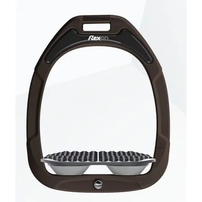 Endurance stijgbeugels Bruin/Grijs Flex-On Green Composite