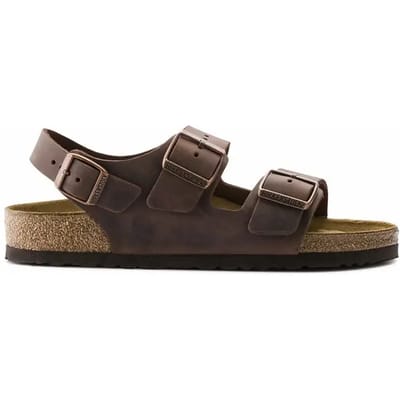 Birkenstock MILANO - Volwassenen Heren sandalen - Kleur: Bruin - Maat: 39