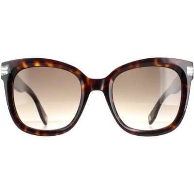 Marc Jacobs Vierkant Dames Bruin Havana Bruin Gradient MJ 1012/S
