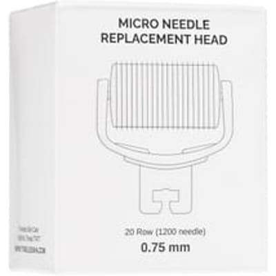 Timeless Skin Care - Derma Roller Micro Needle Replacement Head 1200 Needle 0.75mm