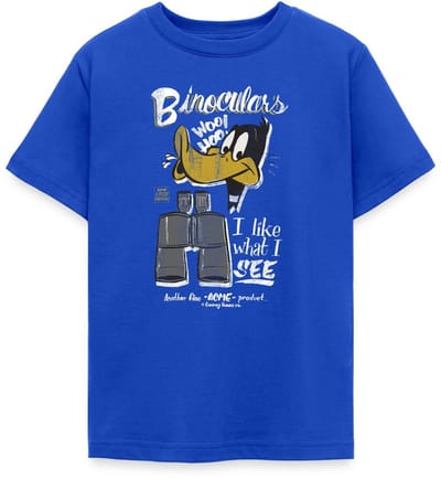 Looney Tunes Daffy Duck Binoculars T-Shirt Tiener