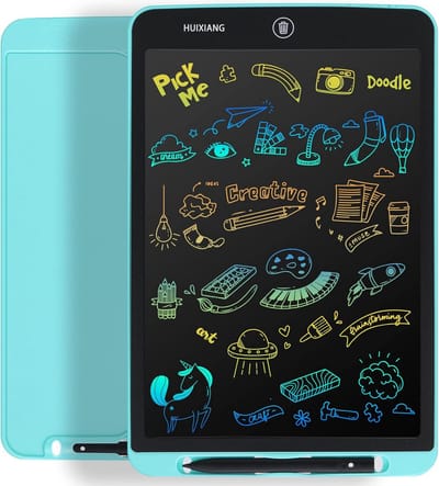 Groot LCD Tekentablet voor Kinderen en Volwassenen - Kleuren, Wisbaar Tekenbord als Cadeau