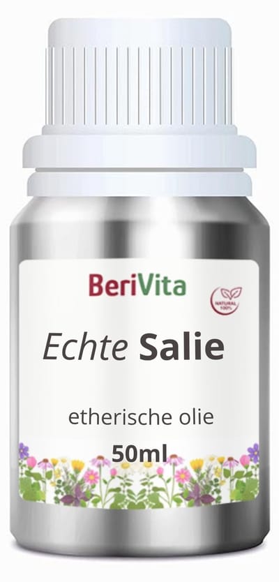 Salie Olie 50ml - Pure Etherische Sage Oil van Salie Plant