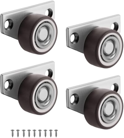 Dailygoods- Meubelwielen set van 4 - Zwenkwielen - Rubber wielen - Universele wielen - Nylon wielen - Schokbestendige behuizing