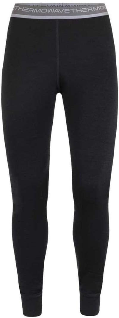 Thermowave Merino Arctic Basislaagbroek Zwart 2XL Vrouw