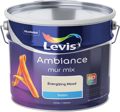 Levis - Ambiance Mur Satin Mix - Energizing Mood - Mengverf - 10 L