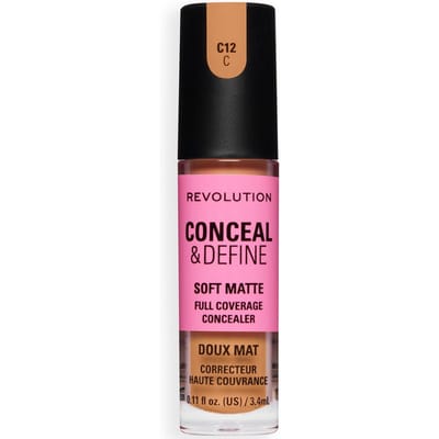Revolution Conceal and Define Full Coverage Concealer (Various Shades) - C12C