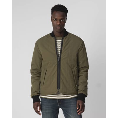 JC Rags Rickon Gewatteerde Jas Olive Night Taille: XXL | Blousons d'aviateurs Outlet | Homme | Le Noir