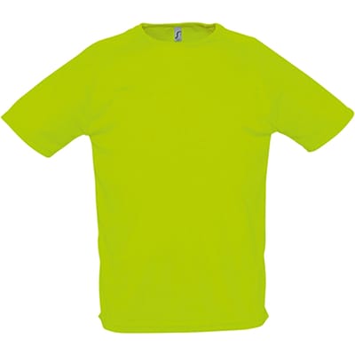 SOLS Heren Sportief Raglan T-shirt (Neon Groen)