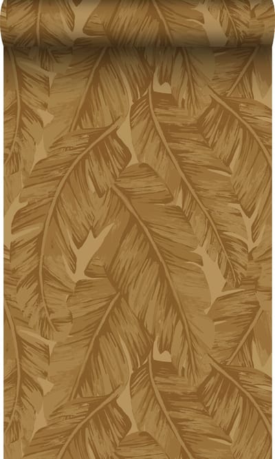 Origin Wallcoverings behang palmbladeren okergeel - 50 x 900 cm - 347891