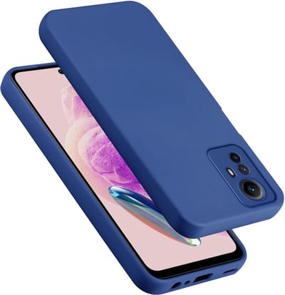 Cadorabo Hoesje geschikt voor Redmi Note 12S in LIQUID BLAUW - Beschermhoes gemaakt van flexibel TPU silicone Case Cover