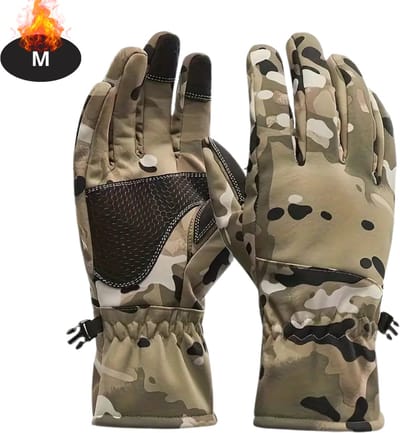 Bovista Skihandschoenen - Handschoenen Winter - Handschoenen Heren - Touchscreen - Winddicht - Waterdicht - Camouflage - M