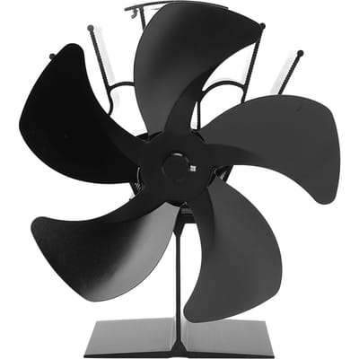 5 Blads Warmte Aangedreven Kachelventilator Openhaardventilatoren Zelfgenererende Thermische Ventilator voor Houtblokkachel