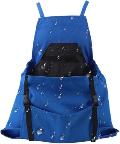Tuinschort Fruitopslag - Oogstschort Tuinders - Verzamelen en Opslag - Waterdicht Oxford Doek - 60x50cm - Legergroen