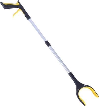Afvalprikkers Grijpstok - Grijper Hulpmiddel - Voorwerpen Pakken - Telescopisch Uitschuifbaar - 82 cm - Veelkleurig