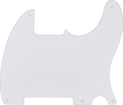 Fender 68214049 pickguard ‘50s Esquire, 5 screw holes, 1-ply, white