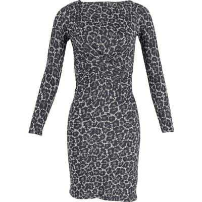 Michael Kors midi-jurk van polyester met dierenprint