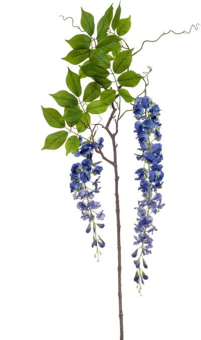 Emerald - Kunstbloem Blauweregen 145cm blauw - Kunstplant voor binnen